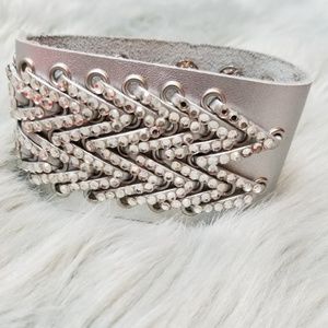 Buckle Rhinestone Bracelet